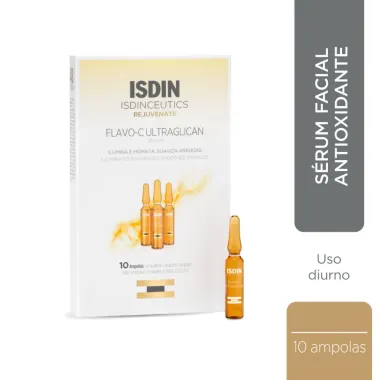 Sérum Antioxidante Diurno Isdinceutics Flavo-C Ultraglican 10 Ampolas de 2ml cada