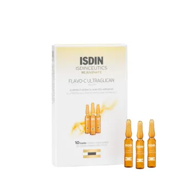 Sérum Antioxidante Diurno Isdinceutics Flavo-C Ultraglican 10 Ampolas de 2ml cada