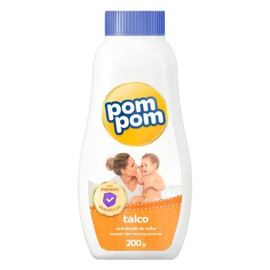 Talco Infantil Pom Pom com 200g