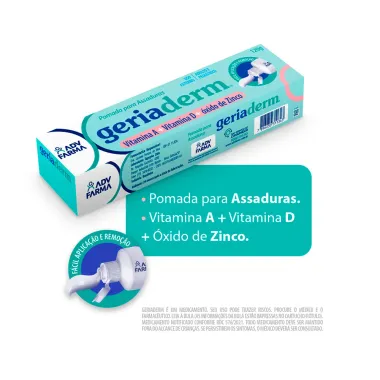Geriaderm Pomada Contra Assadura com 120g
