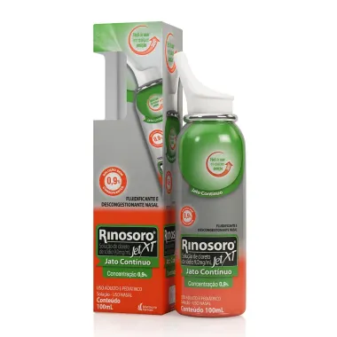 Rinosoro Jet XT 0,9% Jato Contínuo com 100ml