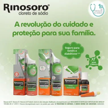 Rinosoro Jet XT 0,9% Jato Contínuo com 100ml