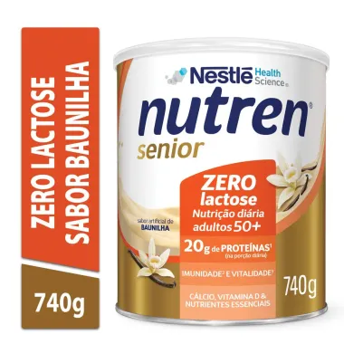 Nutren Baunilha Zero Lactose 740g