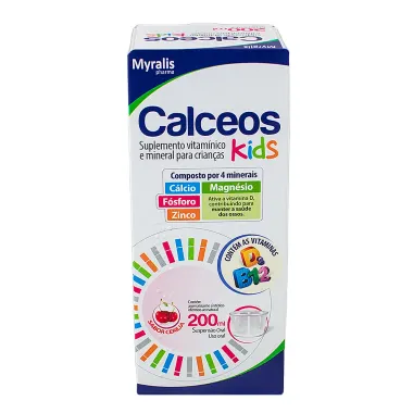 Calceos Kids Solução com 200ml