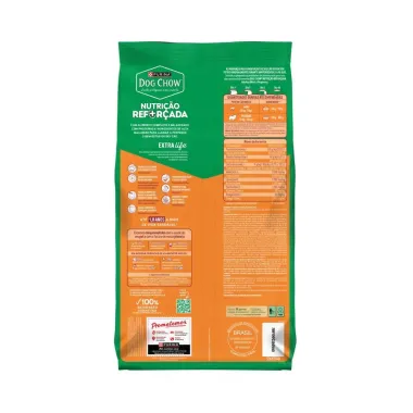 Ra&ccedil;&atilde;o para C&atilde;es Dog Chow Extra Life Adultos Minis e Pequenos Carne Frango e Arroz 10,1kg