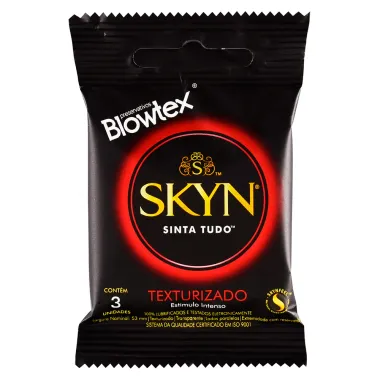 Preservativo Blowtex Skyn Texturizado 3 Unidades