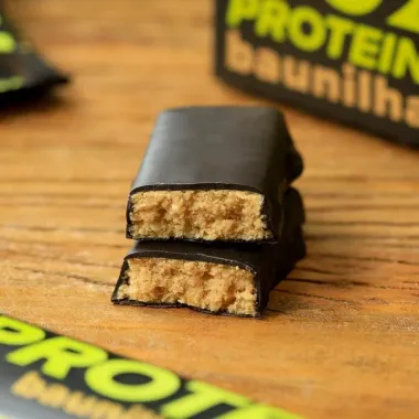 Barra de Prote&iacute;na BiO2 Protein 11g de Prote&iacute;na Vegetal Baunilha Vegana com 45g