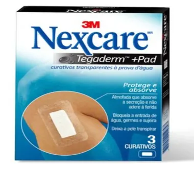 Curativo Nexcare Tegaderm Com Pad com 3 Unidades