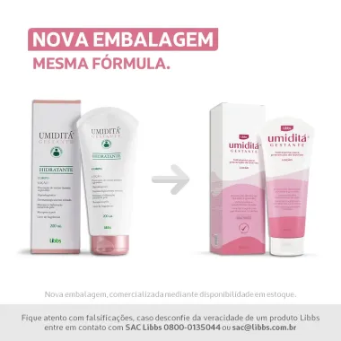 Umiditá Gestante Corpo Loção Hidratante com 200ml