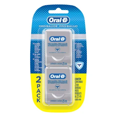 Fio Dental Oral-B Pro-Saúde com 2 Unidades de 25m cada