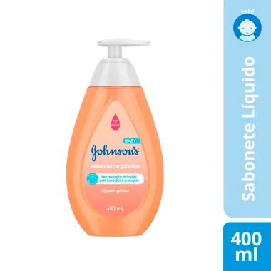 Sabonete Líquido de Glicerina Johnson's Baby 400ml