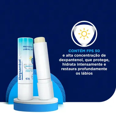 Bepantol Derma Protetor Labial Diário FPS 50, Bastão Labial