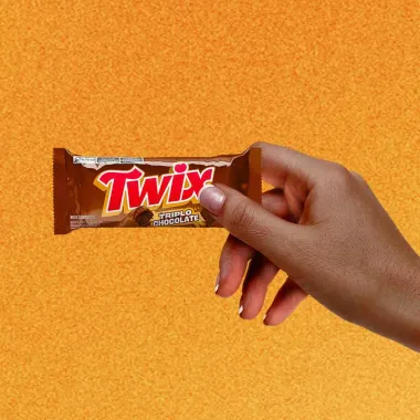 Chocolate Twix Triplo Chocolate com 40g Edição Limitada
