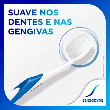 Escova Dental Sensodyne Gentle Extra Macia Cores Sortidas com 1 Unidade