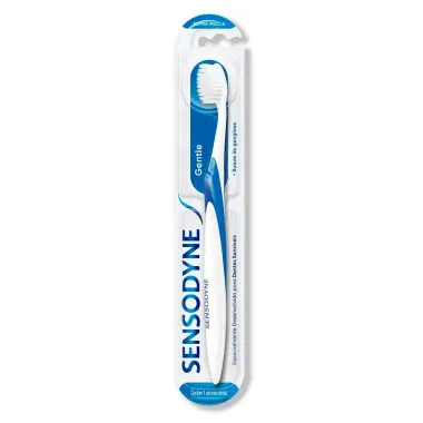 Escova Dental Sensodyne Gentle Extra Macia Cores Sortidas com 1 Unidade