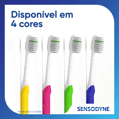 Escova Dental Sensodyne Gentle Extra Macia Cores Sortidas com 1 Unidade