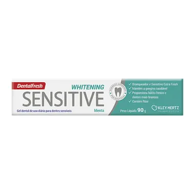 Gel Dental Dentalfresh Sensitive Whitening 90g