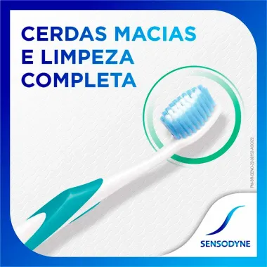 Escova Dental Sensodyne Multi Proteção Macia Cores Sortidas com 1 Unidade