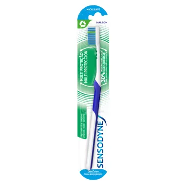 Escova Dental Sensodyne Multi Prote&ccedil;&atilde;o Macia Cores Sortidas com 1 Unidade