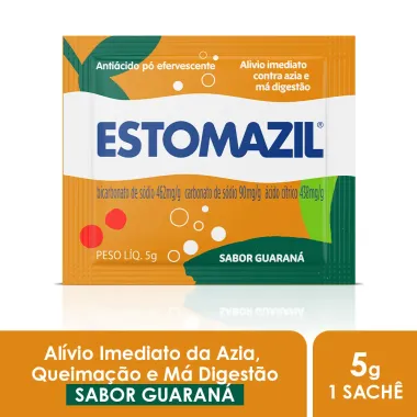 Estomazil Pó Efervescente Sabor Guaraná Sachê 5g