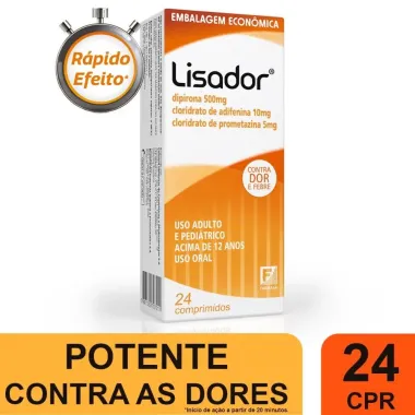 Lisador com 24 Comprimidos