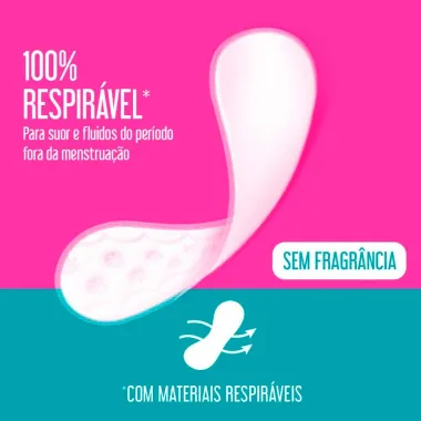 Protetor Diário Carefree Todo Dia Sem Perfume 80 Unidades Leve Mais Por Menos