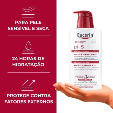 Eucerin Lo&ccedil;&atilde;o Hidratante Corporal pH5 400ml