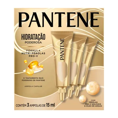 Kit Ampola Pantene Hidratação Poderosa 45ml