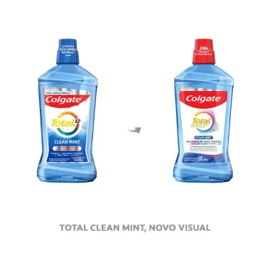 Enxaguante Bucal Colgate Total 12 Clean Mint Sem &Aacute;lcool 1 Litro