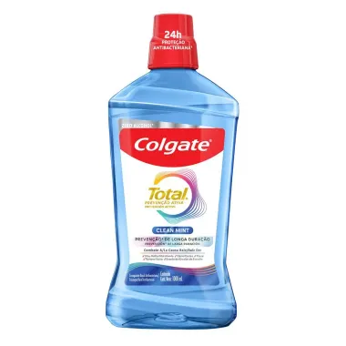 Enxaguante Bucal Colgate Total 12 Clean Mint Sem Álcool 1 Litro