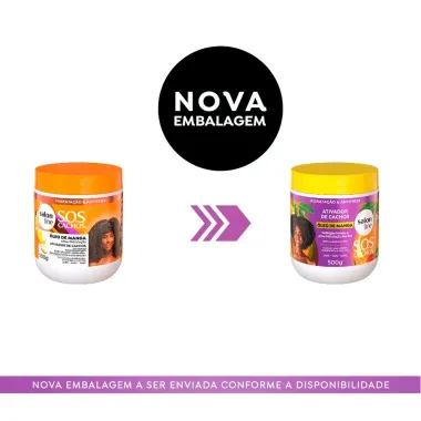 Ativador de Cachos Salon Line S.O.S Cachos &Oacute;leo de Manga 500g