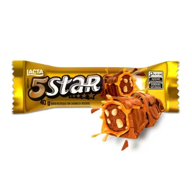 Chocolate Lacta 5Star com 40g