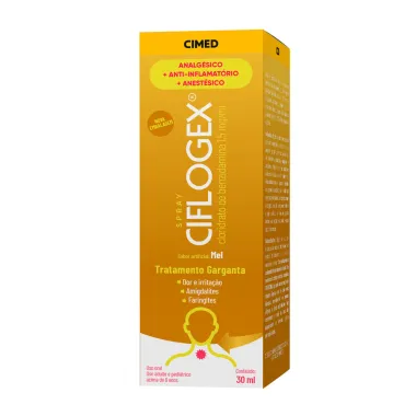 Ciflogex Spray Sabor Mel com 30ml