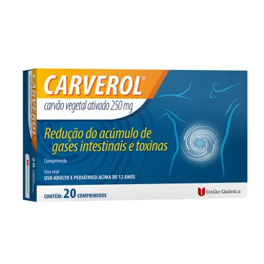 Carverol 250mg com 20 Comprimidos