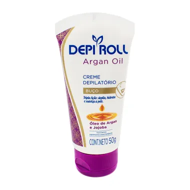 Depilador DepiRoll Argan Oil Cera Creme para Buço com 50g