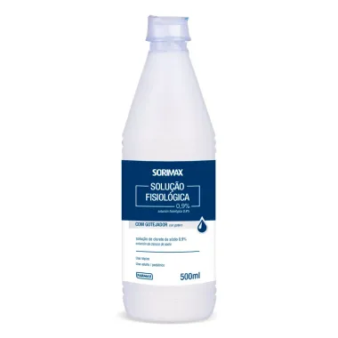 Soro Fisiológico 0,9% Sorimax Farmax com 500ml