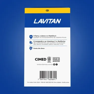 Lavitan AZ Suplemento Alimenta Original com 90 Comprimidos