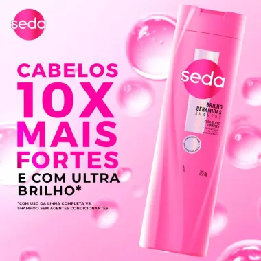 Shampoo Seda Ceramidas Infusão Ativa Retinol e Colágeno 325ml