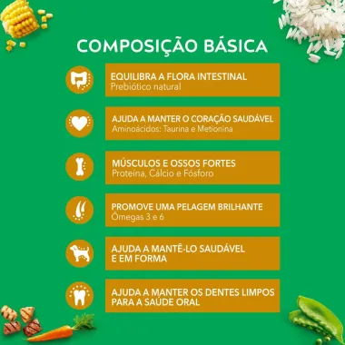Ra&ccedil;&atilde;o Dog Chow C&atilde;es Adultos M&eacute;dios e Grandes Sabor Frango e Arroz 3kg