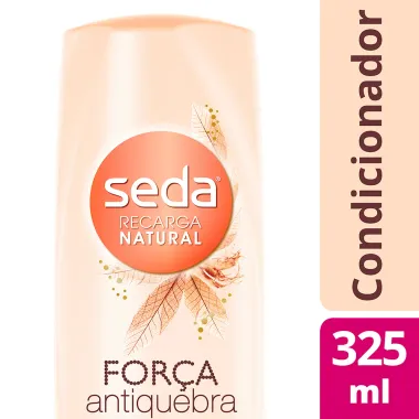 Condicionador Seda Recarga Natural Força Antiquebra com 325ml