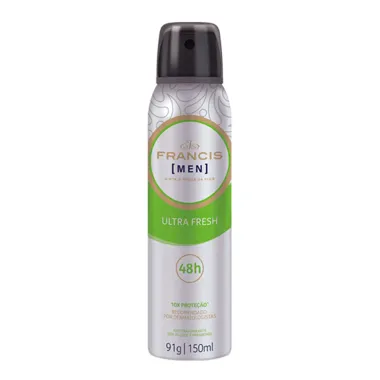 Desodorante Francis Men Ultra Fresh Aerosol Antitranspirante 48h 150ml