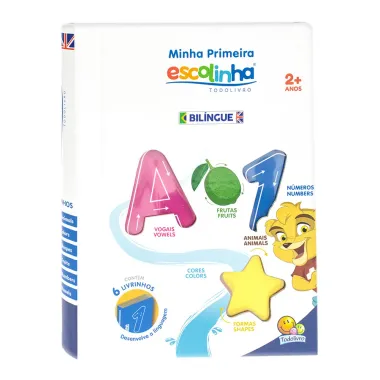 Primeira Escolinha Box 2+ Anos com 6 Livrinhos Sortidos
