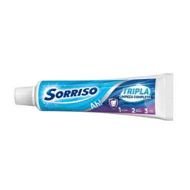 Creme Dental Sorriso Tripla Limpeza Completa 70g