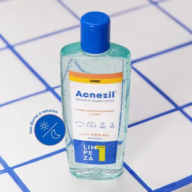 Acnezil Sabonete Líquido Facial com 200g