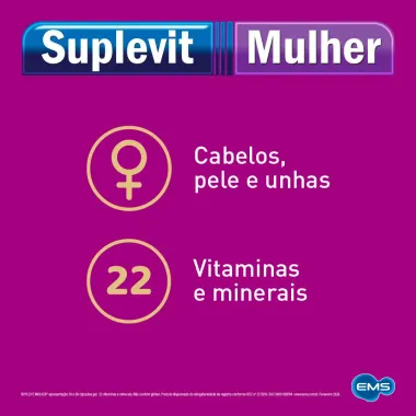 Suplevit Mulher com 60 C&aacute;psulas