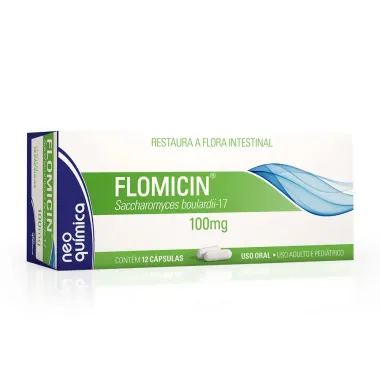 Flomicin 100mg com 12 Cápsulas