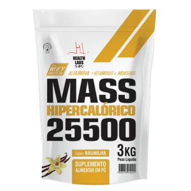Mass 25.550 Health Labs Sabor Baunilha 3kg