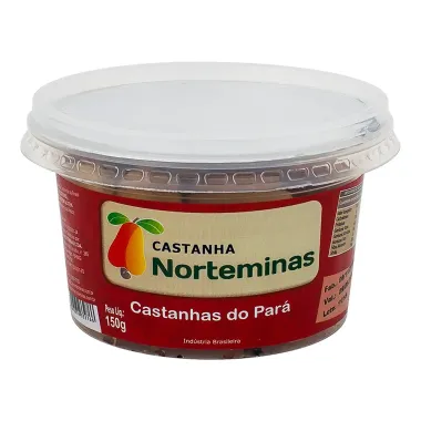 Castanha do Par&aacute; Norteminas com 150g