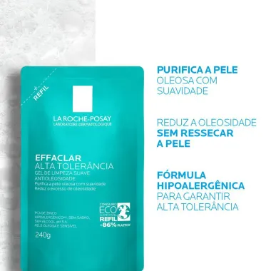 Gel de Limpeza Facial Effaclar Alta Tolerância La Roche-Posay