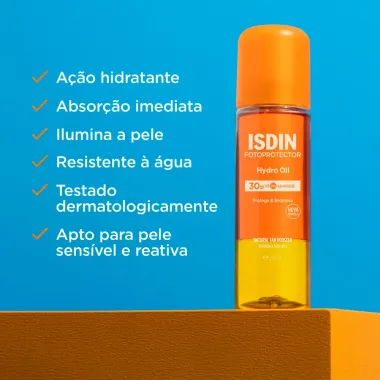 Protetor Solar Isdin Hydro Oil FPS 30 200ml